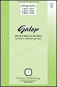 Galop SAB choral sheet music cover